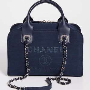 NEW CHANEL Deauville Bowling Bag